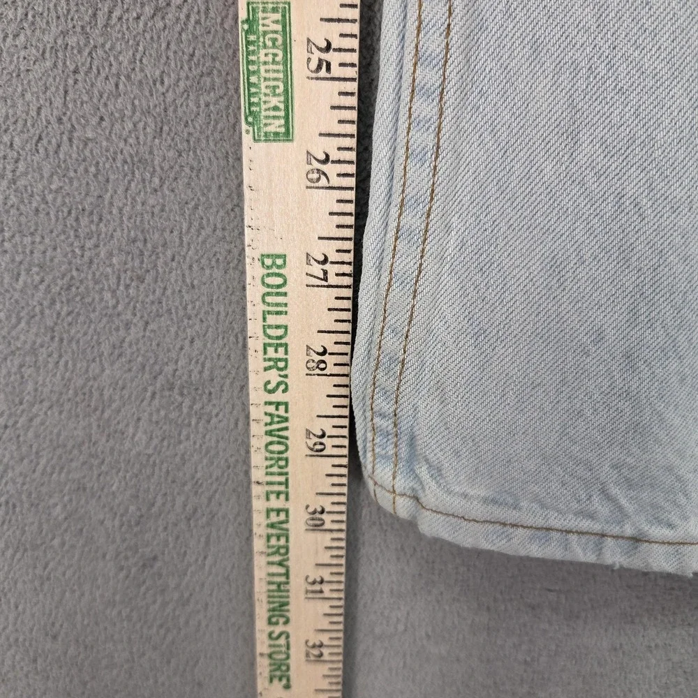 Vintage Levis 501 Jeans Mens Light Wash Button USA Faint‎ Stains 90s Fits 34x29
